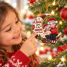 Load image into Gallery viewer, Personalized Acrylic Ornament for Grandma with Grandchild Custom Gift
