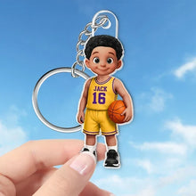 Load image into Gallery viewer, Personalized Acrylic Keychain for Student Athletes | Gift for Sports Fans
