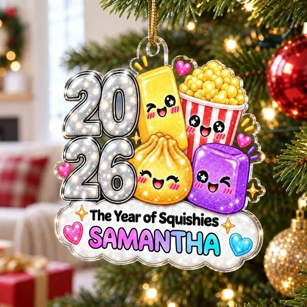 Personalized Acrylic Ornament Cute Dim Sum Popcorn Gift for Teens