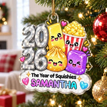 Load image into Gallery viewer, Personalized Acrylic Ornament Cute Dim Sum Popcorn Gift for Teens
