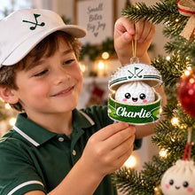 Load image into Gallery viewer, Personalized Acrylic Golf Ball Ornament Custom Gift for Son
