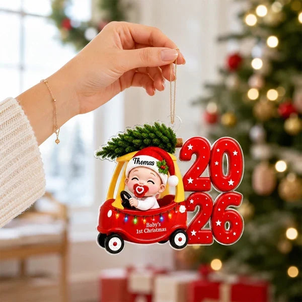 Personalized Baby's First Christmas Acrylic Ornament Keepsake