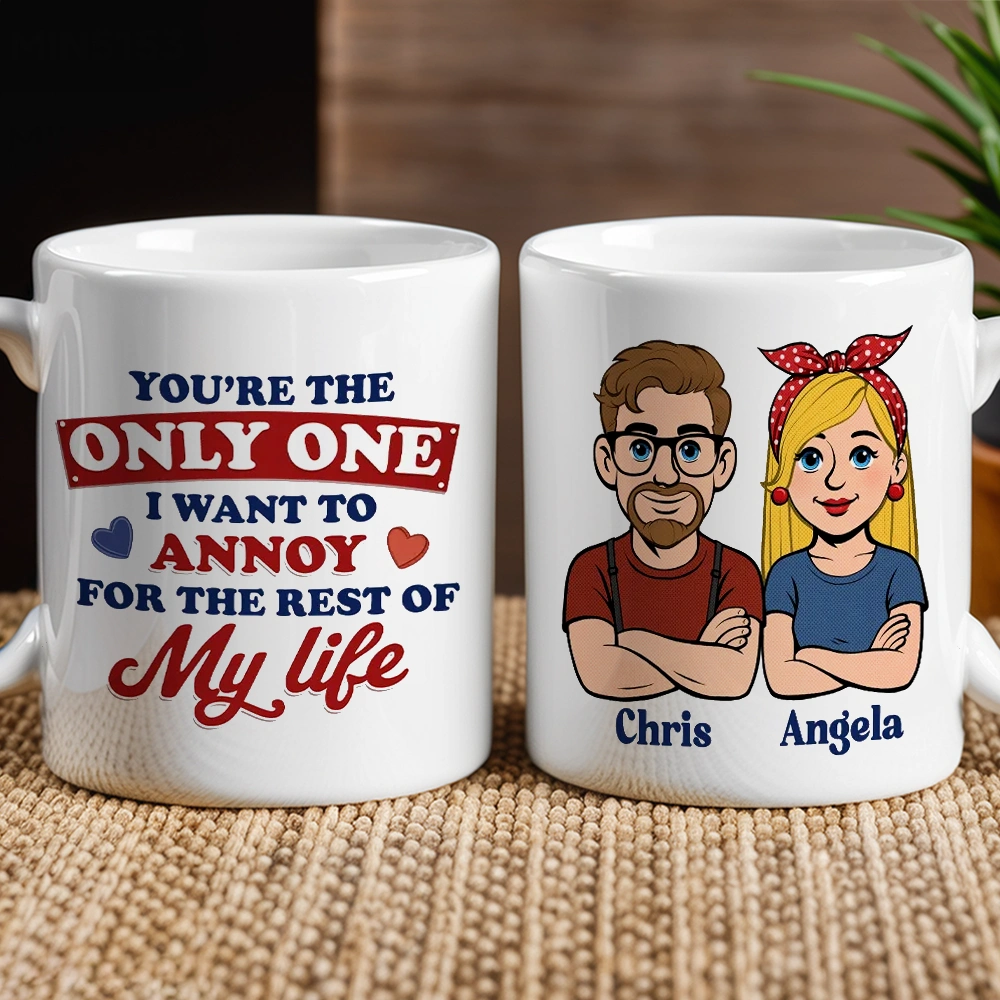 Personalized Couple Mug Set for Partners - Funny Romantic Gift Cup MagicInPrints