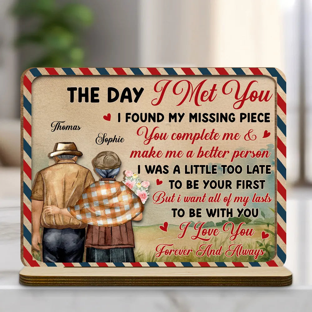Personalized Romantic Plaque for Couples - Sentimental Gift for Anniversaries Plaque MagicInPrints