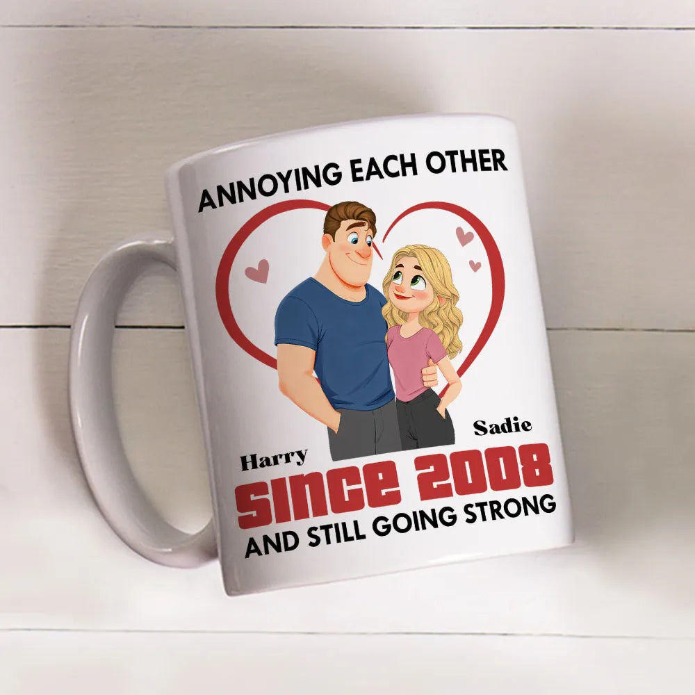 Personalized Couple Mug for Anniversaries - Funny and Sentimental Gift Cup MagicInPrints