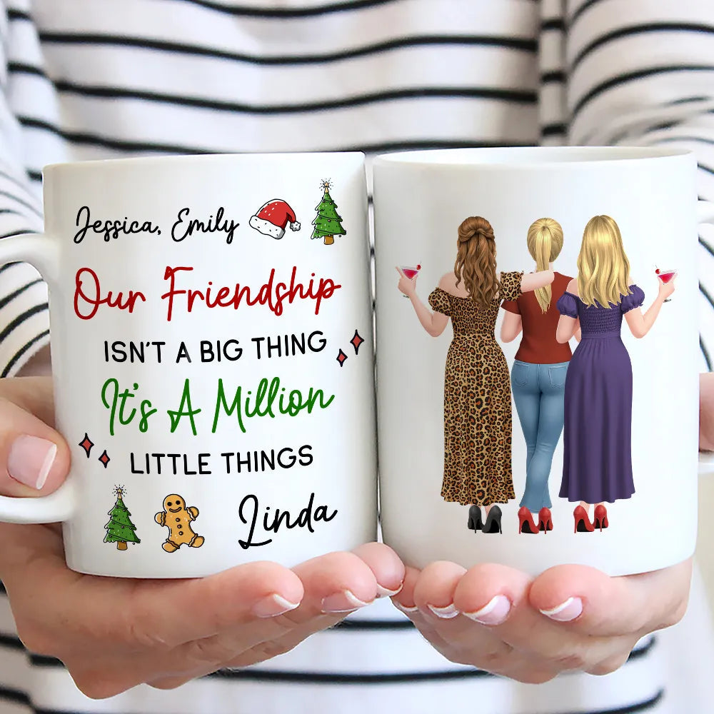 Personalized Friendship Mug for Women - Holiday Gift with Custom Names Cup MagicInPrints
