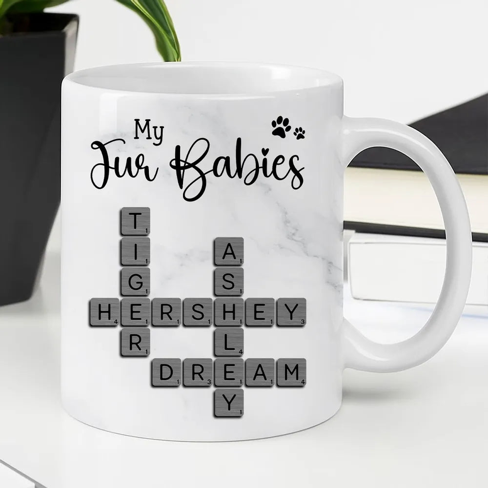 Personalized Pet Lover Mug for Dog and Cat Owners - Custom Names Gift Cup MagicInPrints