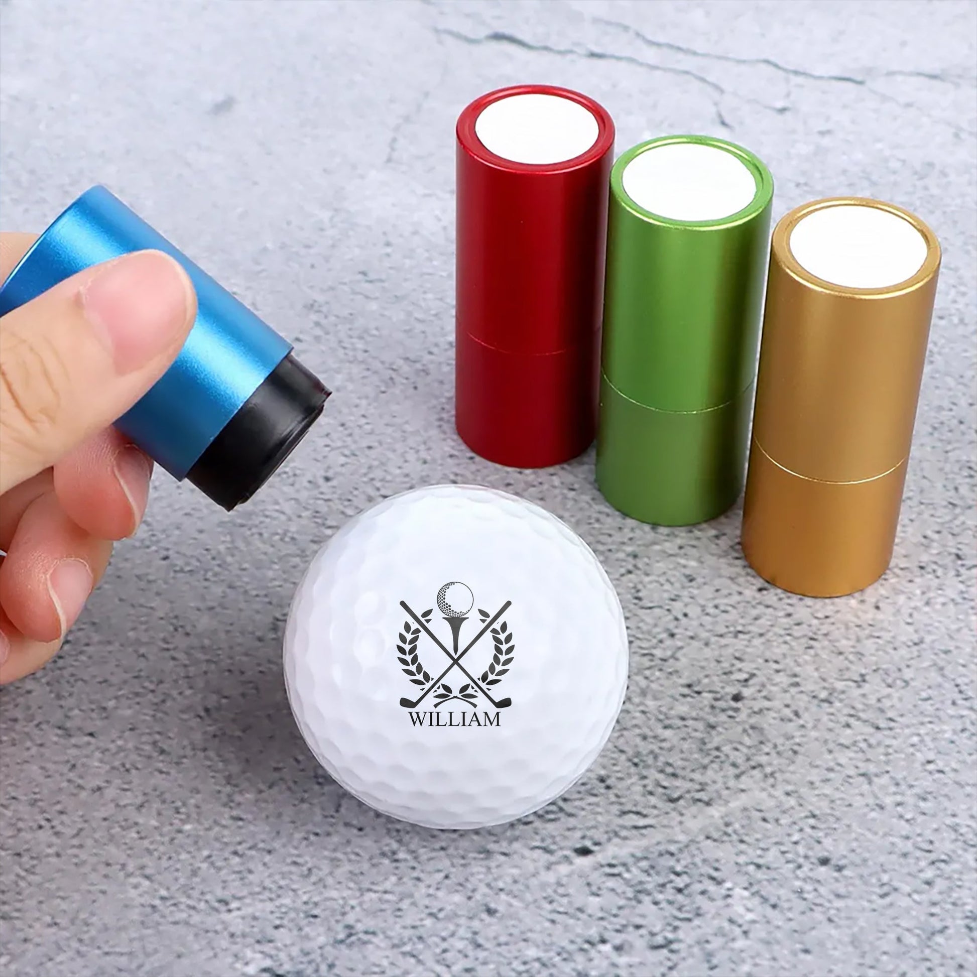 Personalized Golf Ball Stamp for Golfers - Perfect Gift for Golf Enthusiasts Sports MagicInPrints