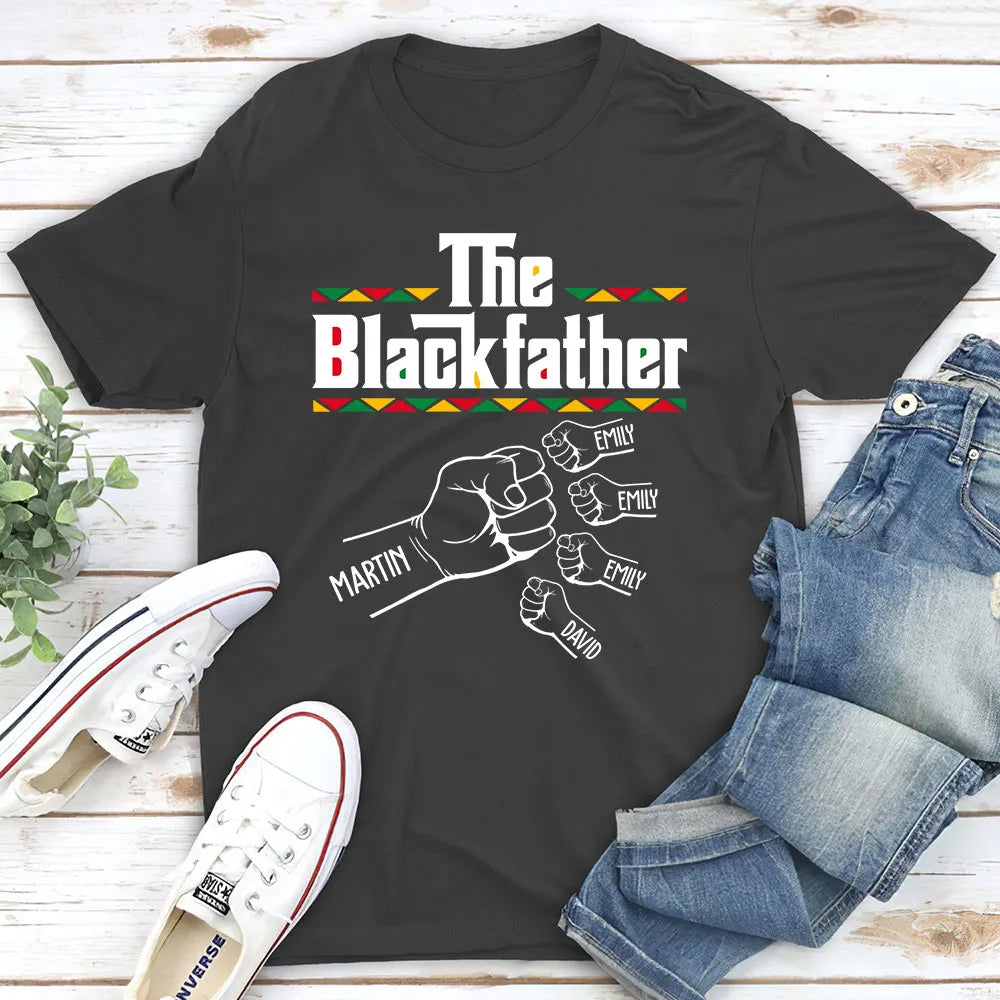 Personalized Family T-Shirt for Dad - The Blackfather Design Cloth MagicInPrints