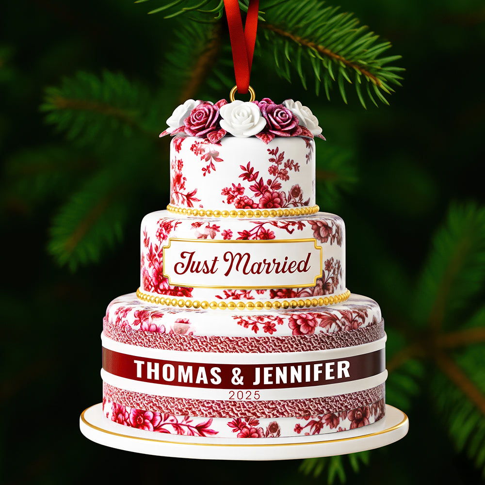Personalized Gifts For Newlyweds Christmas Ornament Ornament MagicInPrints