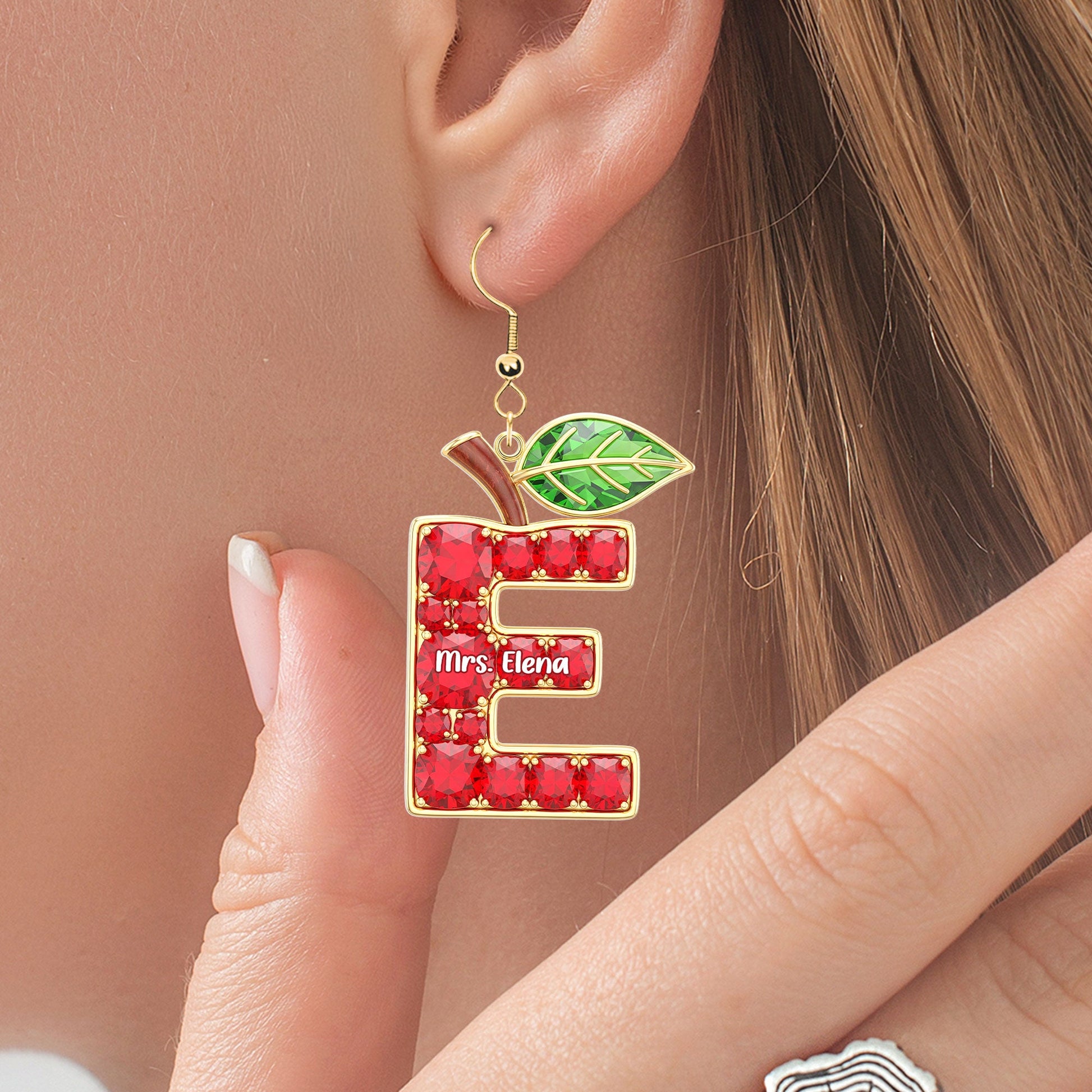 Cute Teacher Earrings - Personalized Gifts For Teachers Earrings MagicInPrints
