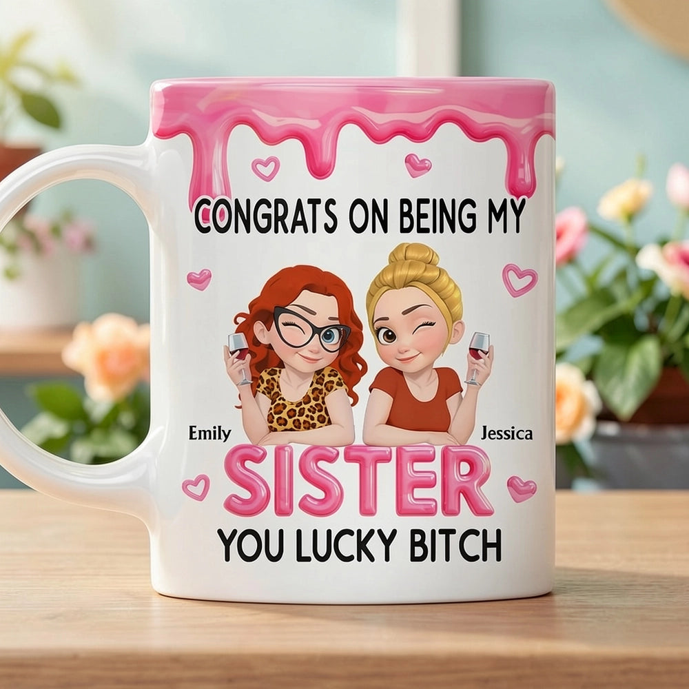 Personalized Sister Mug for Women - Funny Gift for Sisters Cup MagicInPrints