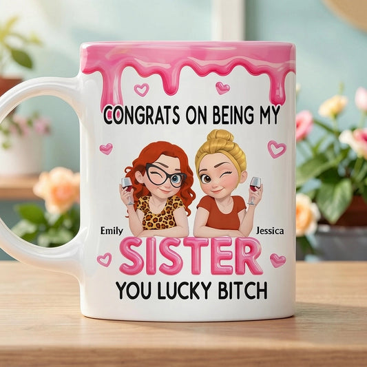 Personalized Sister Mug for Women - Funny Gift for Sisters Cup MagicInPrints