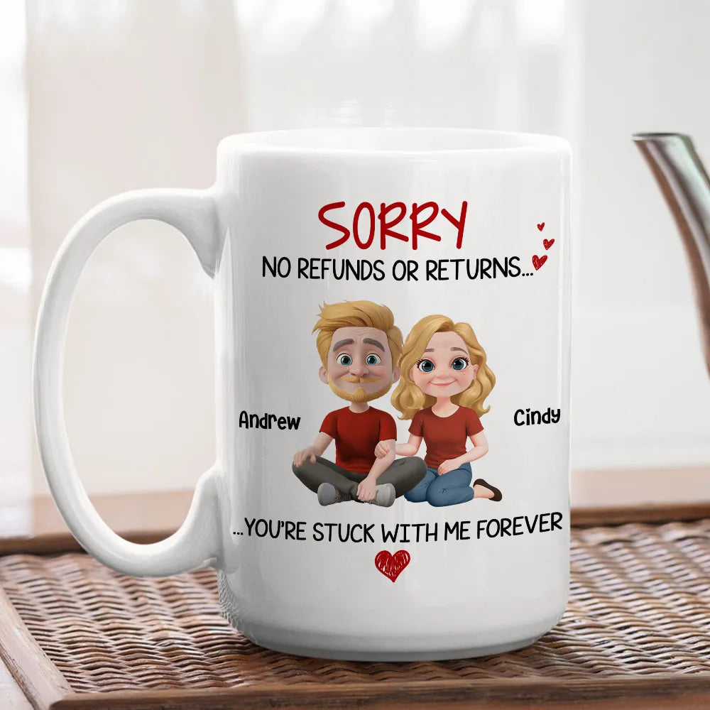 Personalized Couple Mug for Partners - Funny Romantic Gift Cup MagicInPrints