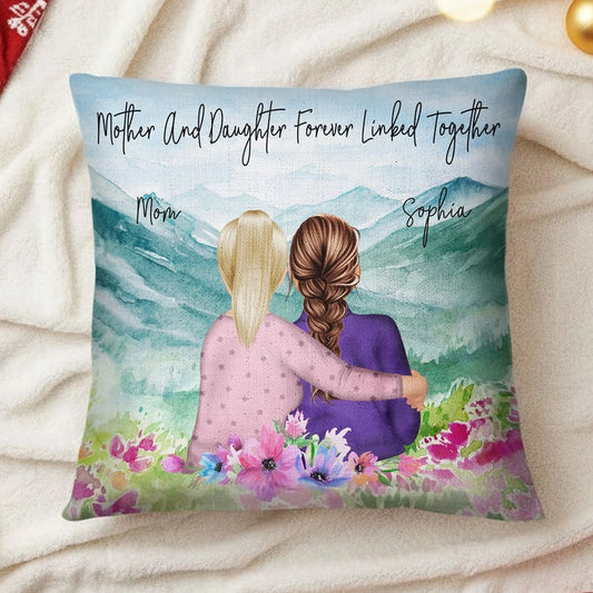 Personalized Mother Daughter Pillow - Sentimental Gift for Mother's Day Pillow MagicInPrints