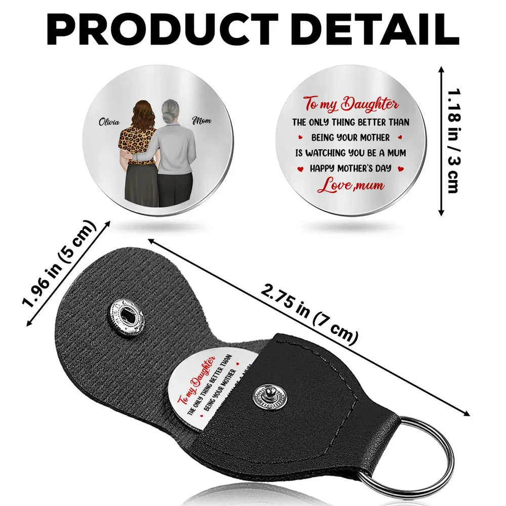 Personalized Mother-Daughter Keychain - Sentimental Gift for Mother's Day Keychain MagicInPrints