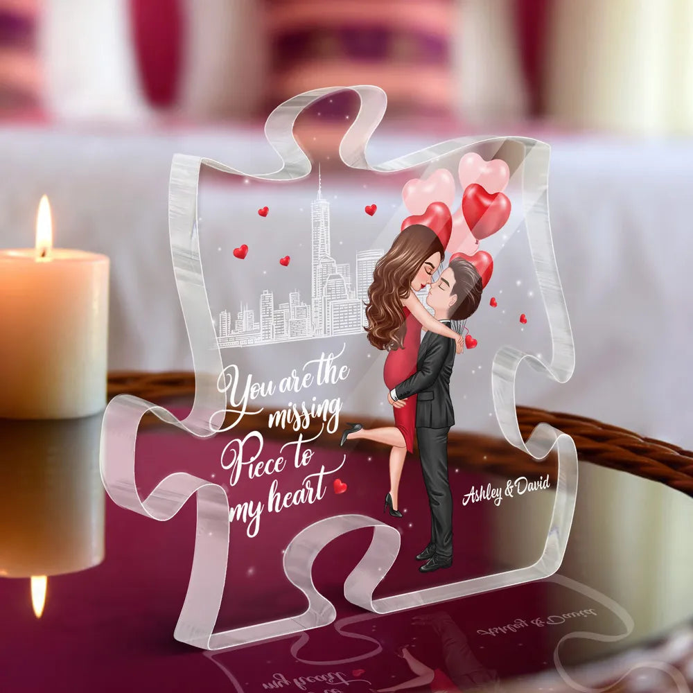 Customized Romantic Puzzle for Couples - Perfect Gift for Anniversaries Plaque MagicInPrints
