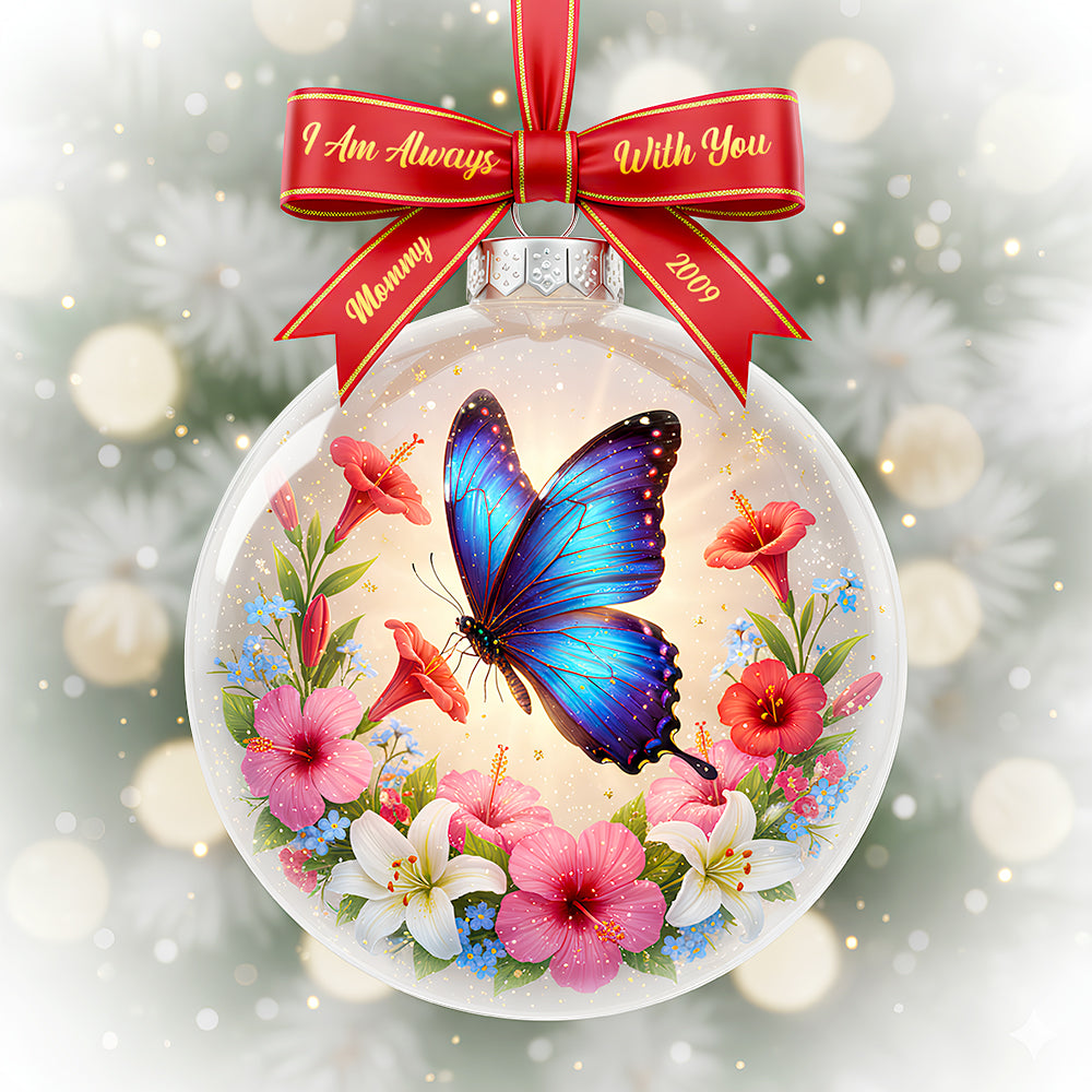 I Am Always With You – Personalized Memorial Christmas Ornament for Loved Ones Ornament MagicInPrints