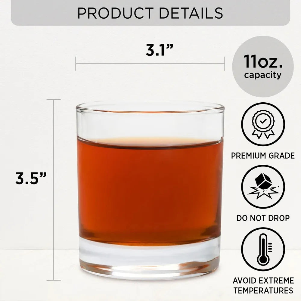Personalized Whiskey Glass for Dad and Son - Sentimental Father's Day Gift Cup MagicInPrints