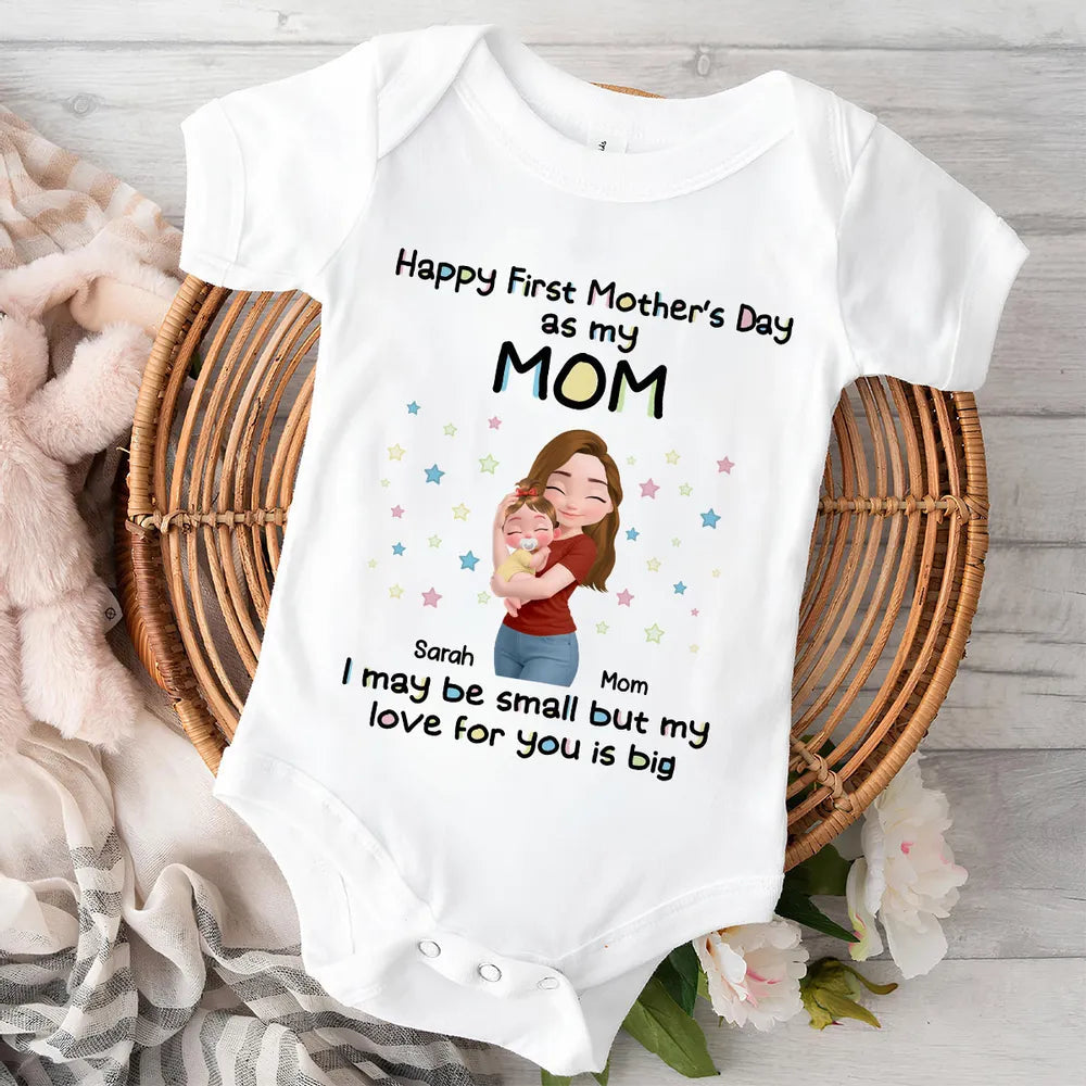 Personalized Baby Onesie for Mother's Day - Cute Gift for New Moms Cloth MagicInPrints