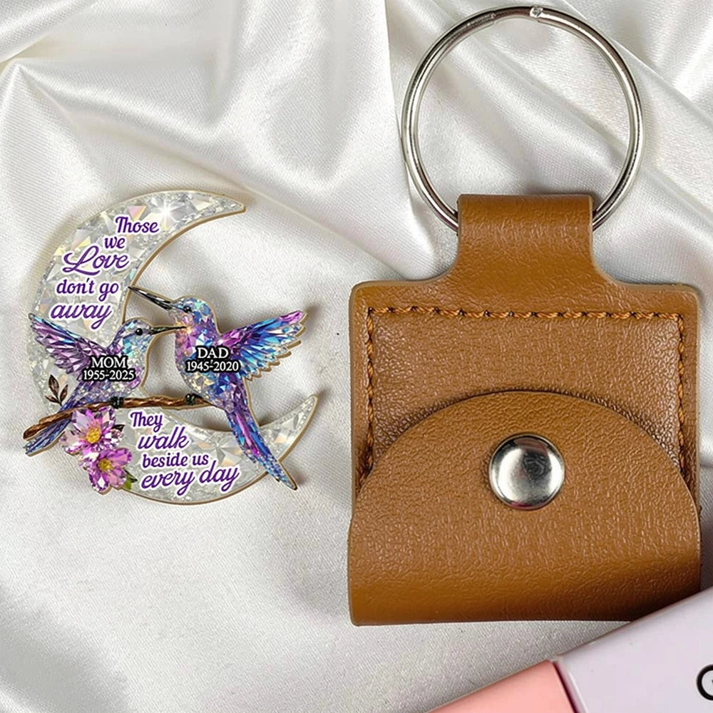 Memorial Keychain for Loved Ones - Personalized Remembrance Gift Keychain MagicInPrints