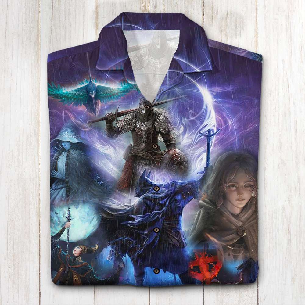 Elden Ring Nightreign Hawaiian Shirt - Perfect Gift for Game Fans Hawaiian Shirts PopCulturePrints