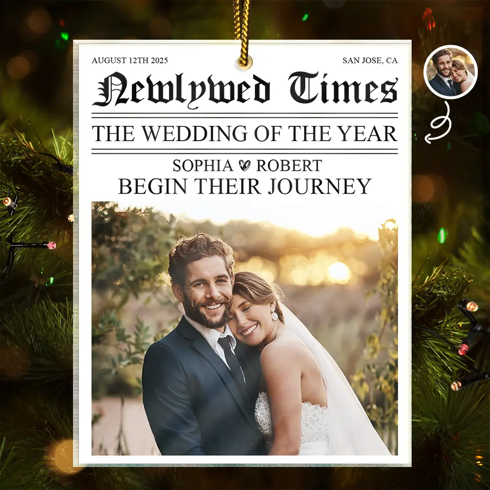 Personalized Wedding Newspaper Poster for Couples - Unique Wedding Gift Poster or Canvas MagicInPrints