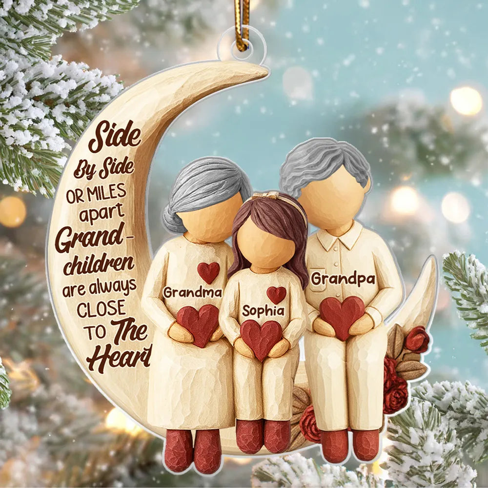 Personalized Grandparent-Grandchild Ornament - Sentimental Family Keepsake Ornament MagicInPrints