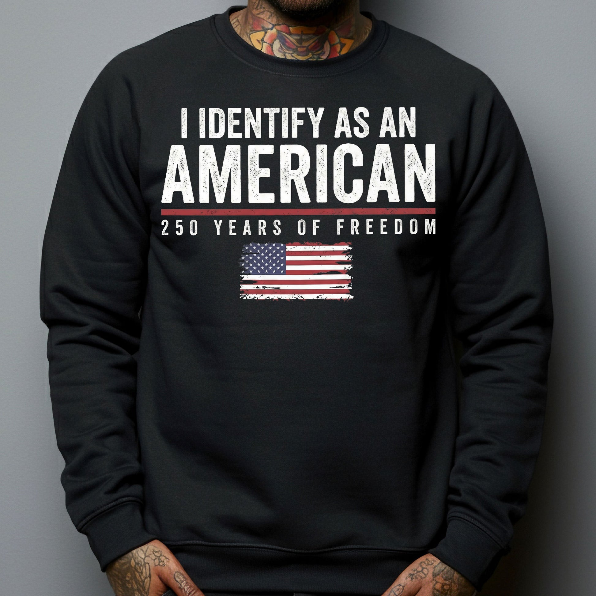 Patriotic T-Shirt for Adults - American Identity 250 Years of Freedom Cloth MagicInPrints