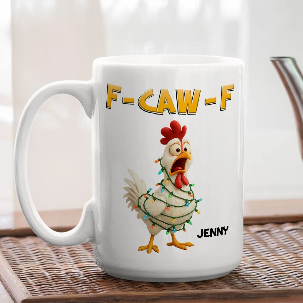 Personalized Funny Chicken Mug for Coffee Lovers - Holiday Gift Cup MagicInPrints