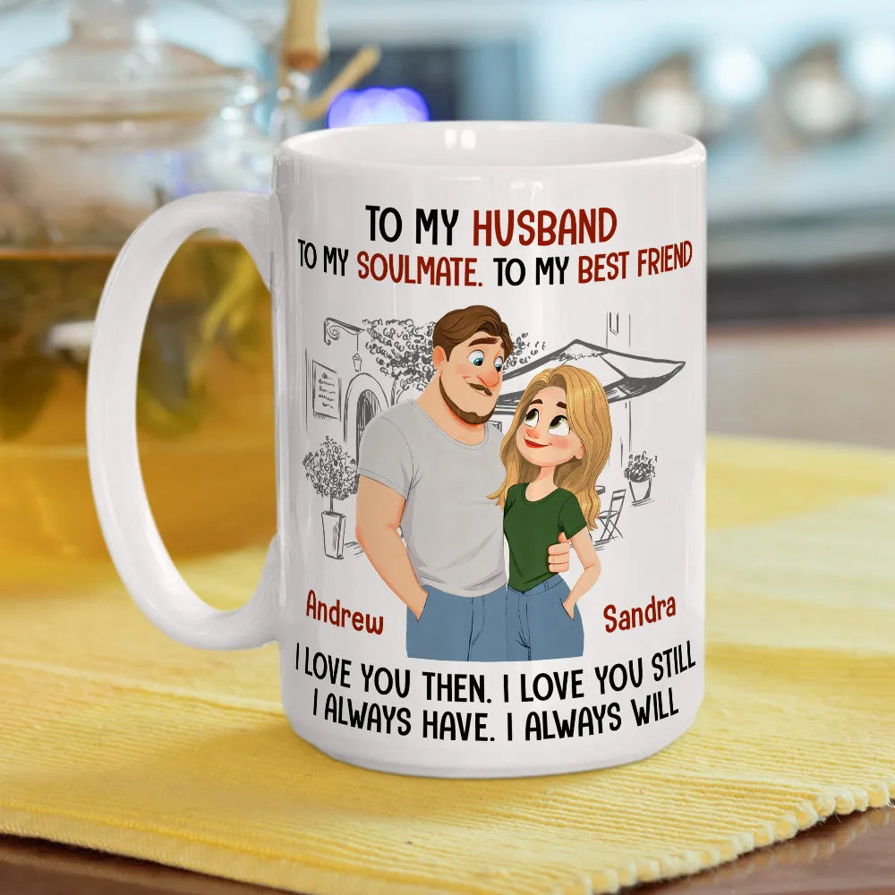 Personalized Husband Soulmate Mug for Couples - Anniversary Gift Cup MagicInPrints