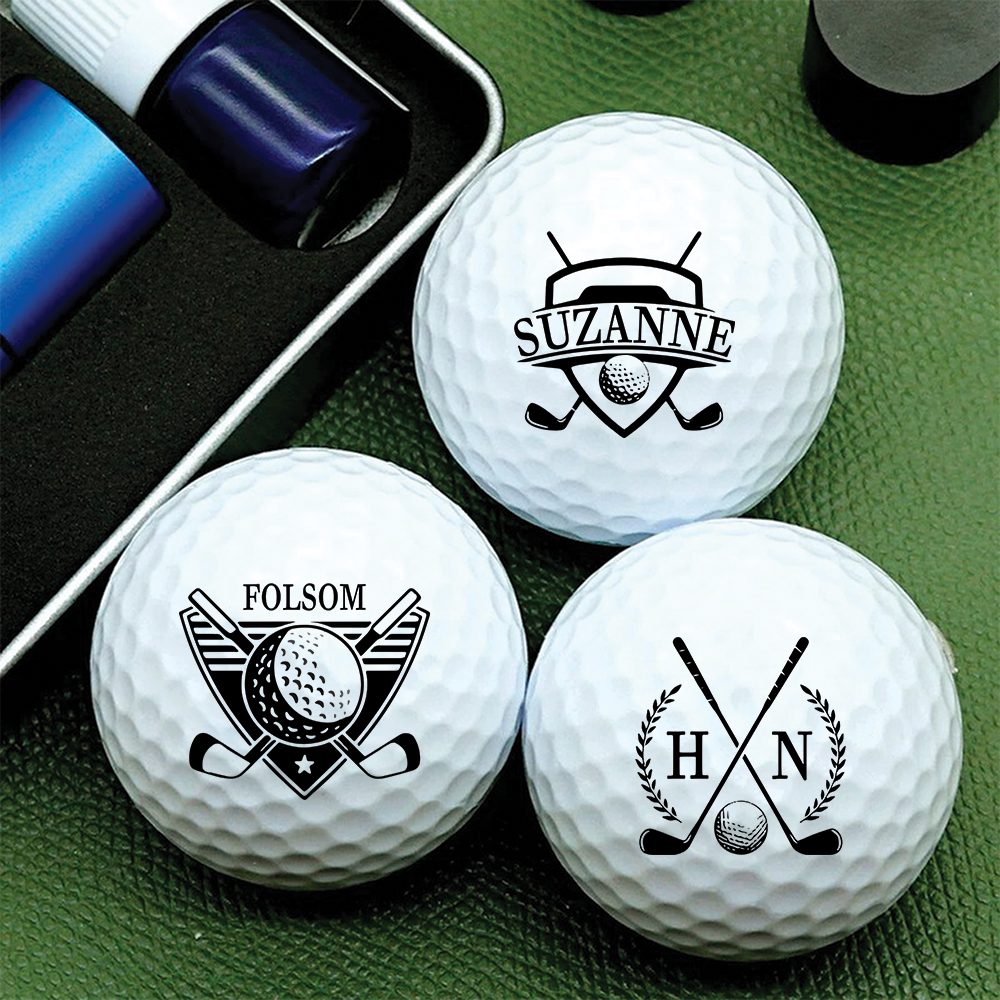 Personalized Golf Ball Stamp Kit for Golfers - Perfect Gift Set Sports MagicInPrints