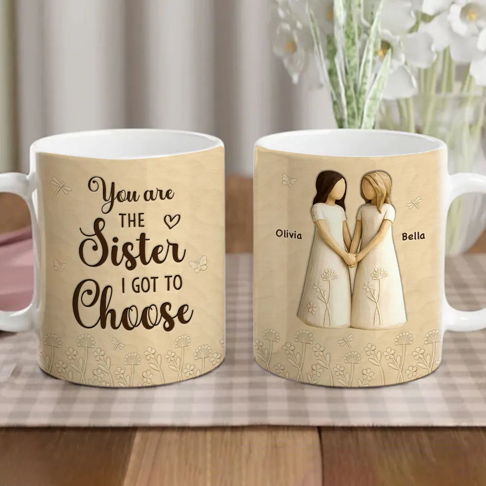 Personalized Sister Mug for Best Friends - Heartfelt Gift Cup MagicInPrints