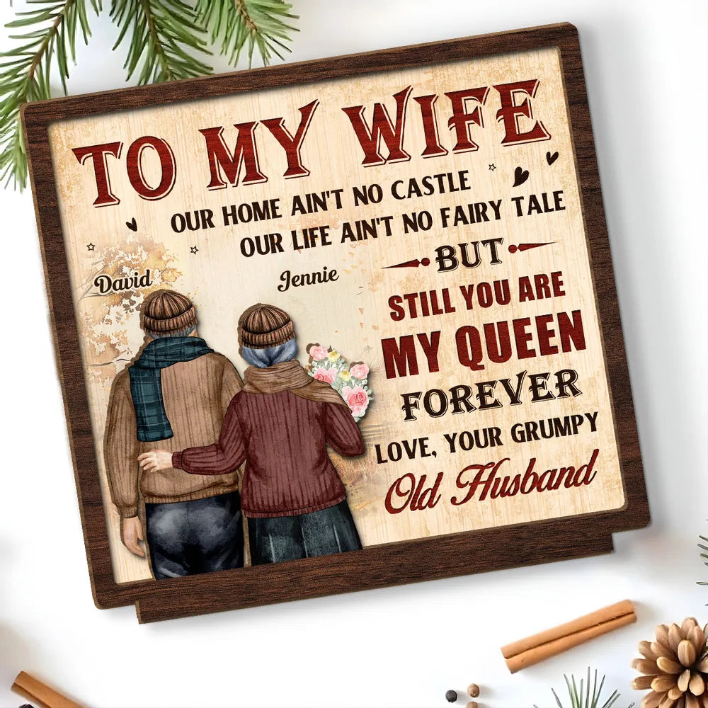 Personalized Wooden Plaque for Wife - Sentimental Gift from Husband Plaque MagicInPrints
