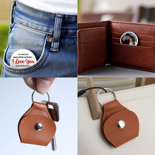 Personalized Photo Keychain for Couples - Romantic Gift Keychain MagicInPrints