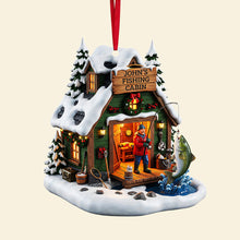 Load image into Gallery viewer, Celebrate the Catch! Fishing Man Ornament - Personalized Gifts for Fishing Lovers Ornament PopCulturePrints
