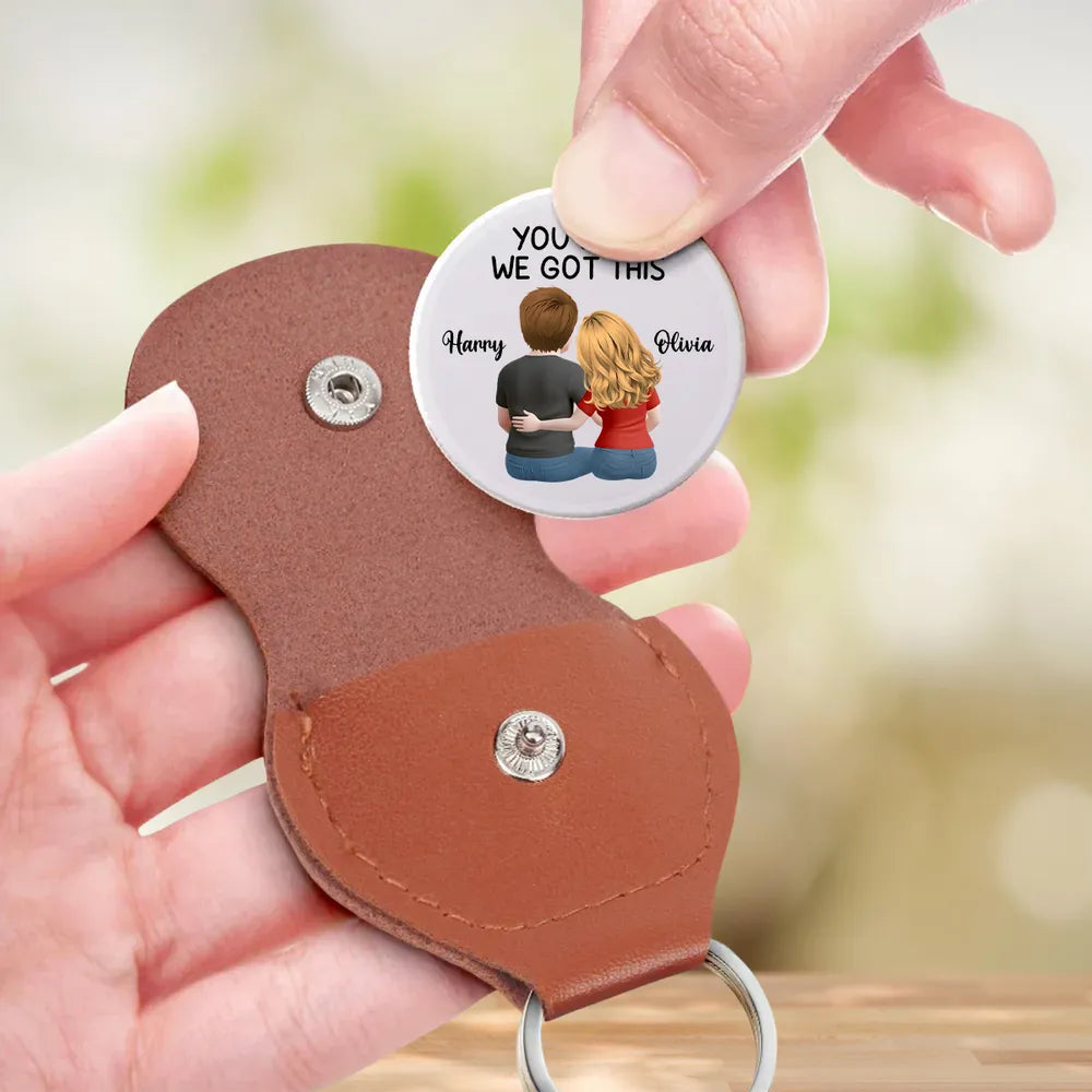 Personalized Couples Keychain Set - Romantic Gift for Anniversaries Keychain MagicInPrints