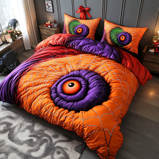Embrace the Thrill – Custom Quilted Bedding Set – Gift for Halloween Lovers Quilted Bedding Set V2 MagicInPrints