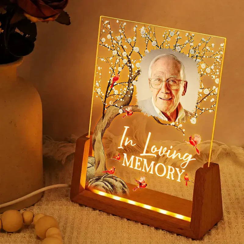 Personalized Memorial Acrylic Photo Frame for Loved Ones - Sentimental Gift Plaque MagicInPrints