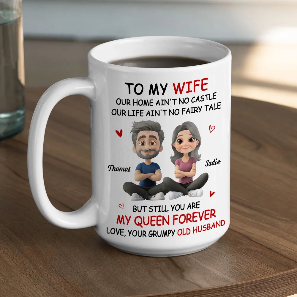 Personalized Wife Mug for Couples - Funny Anniversary Gift Cup MagicInPrints