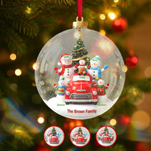 Load image into Gallery viewer, “Celebrate Togetherness” - Personalized Christmas Ornament for Family &amp; Friends Ornament MagicInPrints
