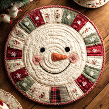 Load image into Gallery viewer, Joyful Moments – Personalized Quilted Round Mat – Gift for Family and Friends Quilted Round Mat MagicInPrints
