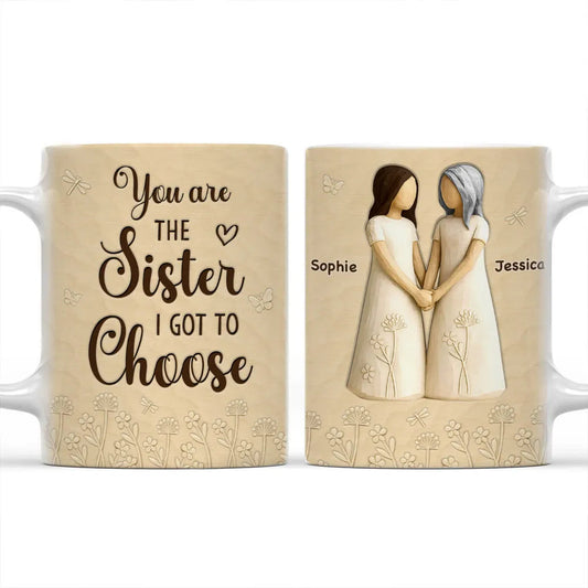 Personalized Sister Mug for Best Friends - Heartfelt Gift Cup MagicInPrints