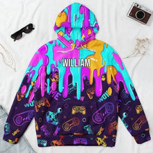 Load image into Gallery viewer, Personalized Youth Gaming Hoodie Custom Design Gift for Son
