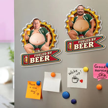 Load image into Gallery viewer, Personalized Silicone Belly Magnet Custom Beer Holder Gift for Dad
