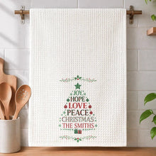 Load image into Gallery viewer, Personalized Kitchen Towel Christmas Gift for Mom Family
