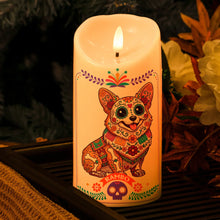 Load image into Gallery viewer, Personalized Flameless LED Candle Custom Pet Memorial Gift for Dog Lovers
