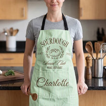 Load image into Gallery viewer, Personalized Waterproof Baking Apron Custom Sourdough Gift for Home Bakers
