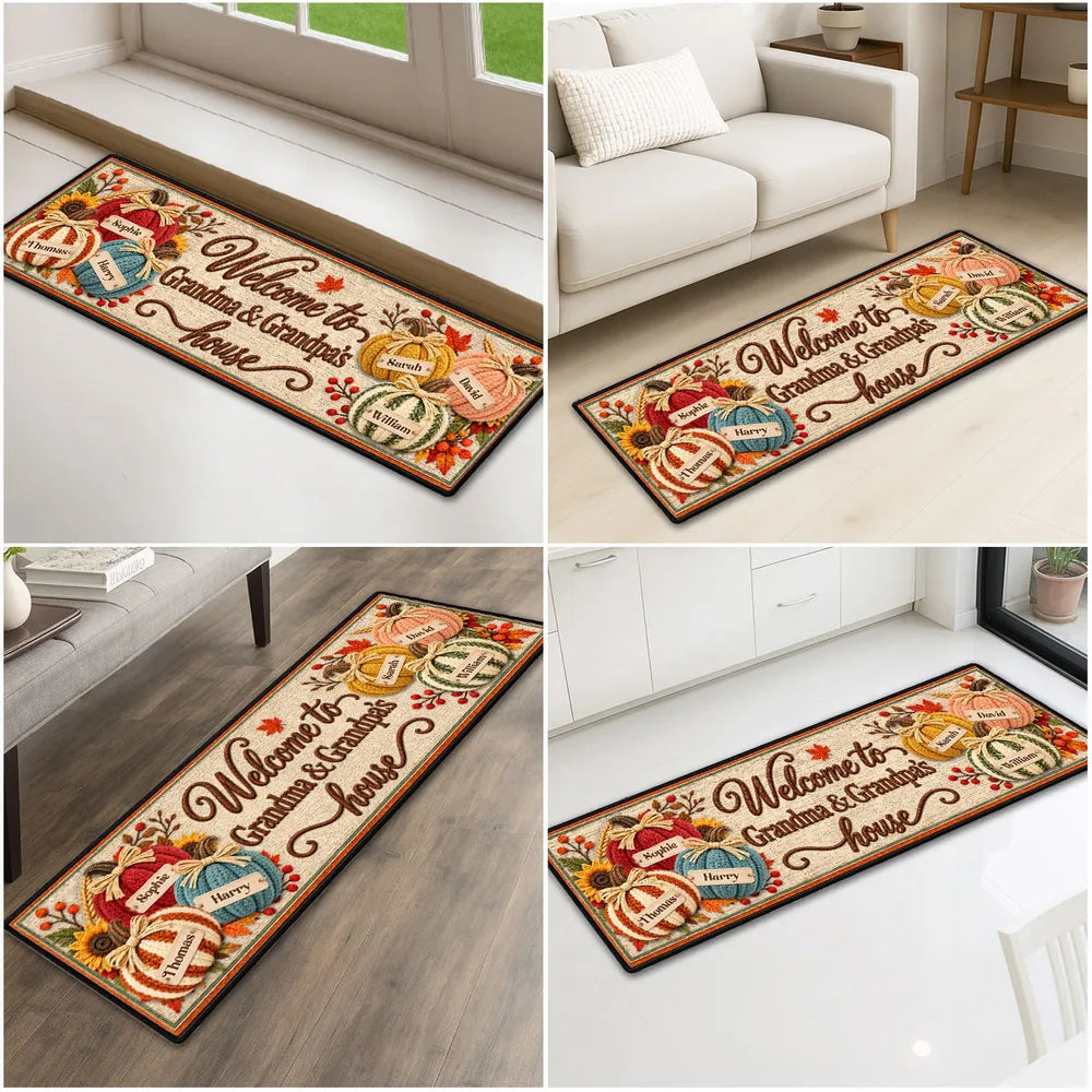 Personalized Premium Doormat for Grandma & Grandpa's House Gift