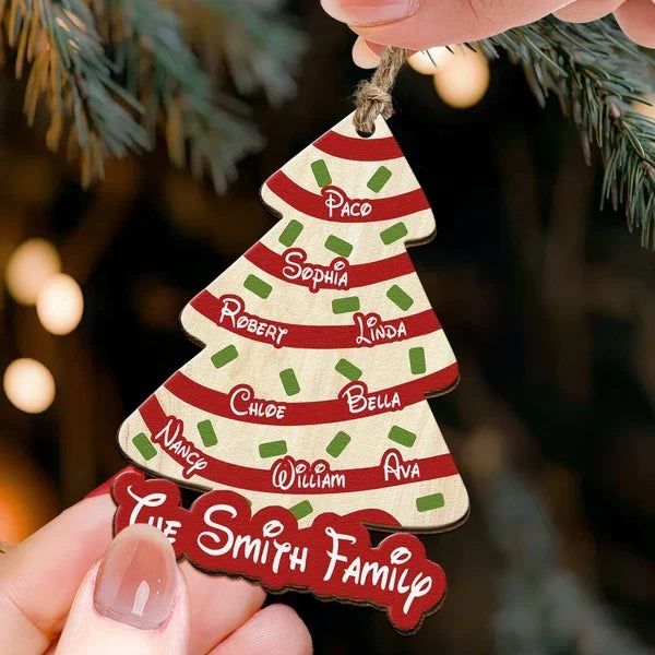 Personalized Family Christmas Ornament Custom Keepsake Gift
